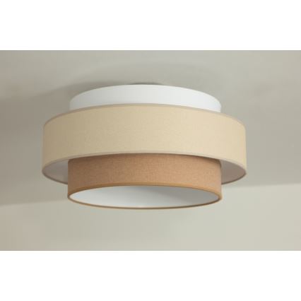 Brilagi - Suspension à câble RESNA 1xE27/60W/230V Ø 40 cm crème/beige