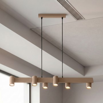 Brilagi - Suspension à câble SELE 6xGU10/30W/230V beige