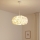 Brilagi - Suspension à câble SOLEAIR 1xE27/60W/230V Ø 45 cm blanc
