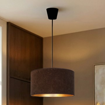 Brilagi - Suspension à câble VELVET 1×E27/60 W/230 V Ø 40 cm marron/doré