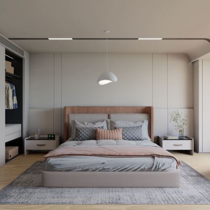 Brilagi - Suspension à câble WABI SABI 1xE27/40W/230V blanche