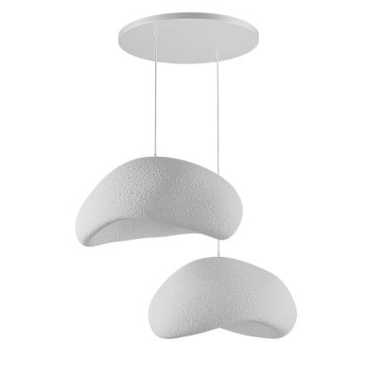 Brilagi - Suspension à câble WABI SABI 2xE27/40W/230V Ø 60 cm blanche