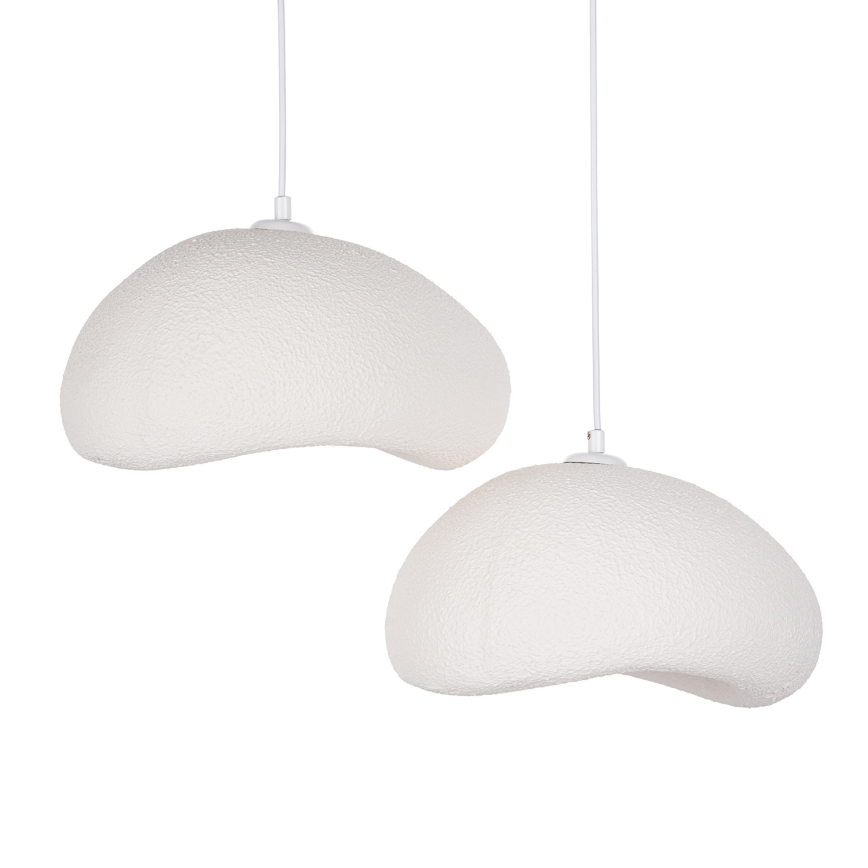 Brilagi - Suspension à câble WABI SABI 2xE27/40W/230V Ø 60 cm blanche