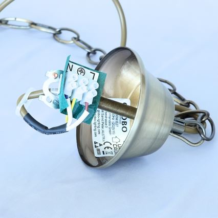 Brilagi - Suspension à chaîne NOSTALGIA 1xE27/60W/230V