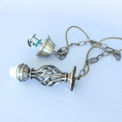 Brilagi - Suspension à chaîne NOSTALGIA 1xE27/60W/230V