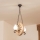 Brilagi - Suspension à chaîne ROATA 2xE14/40W/230V chêne
