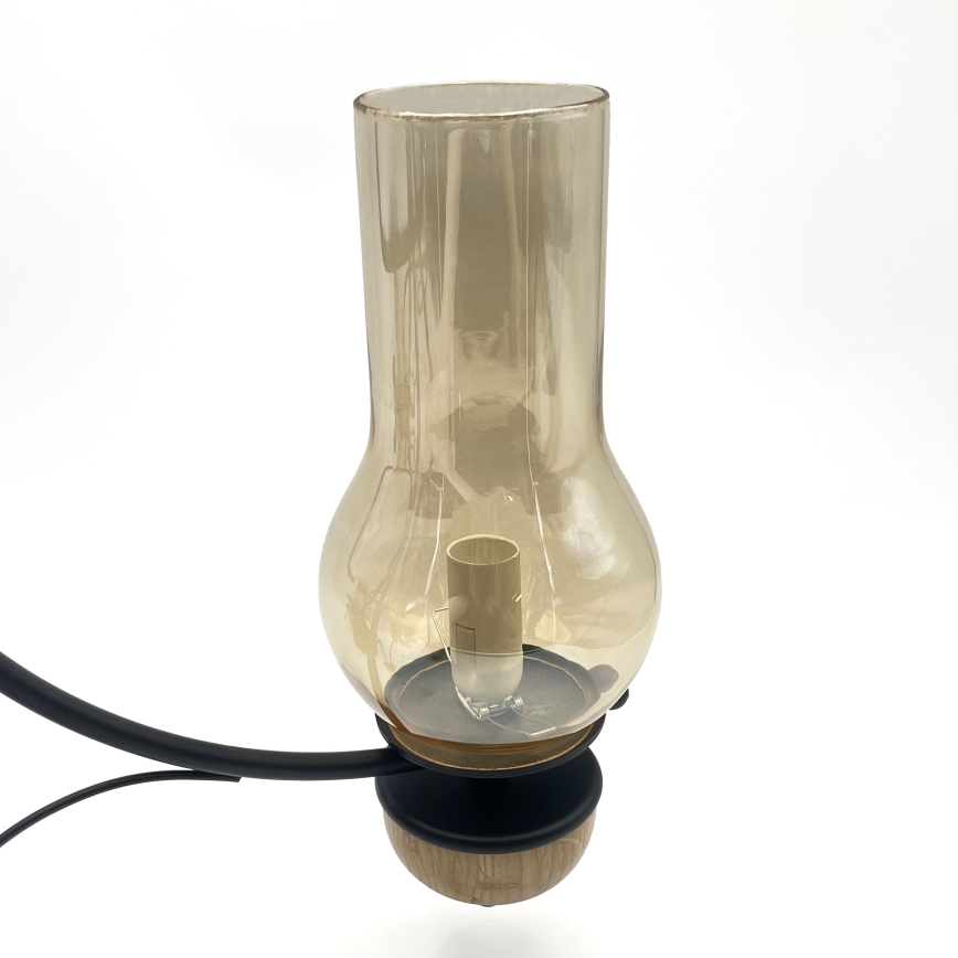 Brilagi - Suspension chaîne COTTAGE 3xE14/40W/230V hêtre/marron
