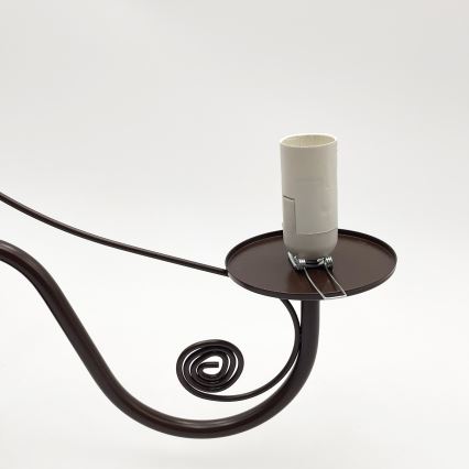 Brilagi - Suspension chaîne COTTAGE 3xE14/40W/230V marron
