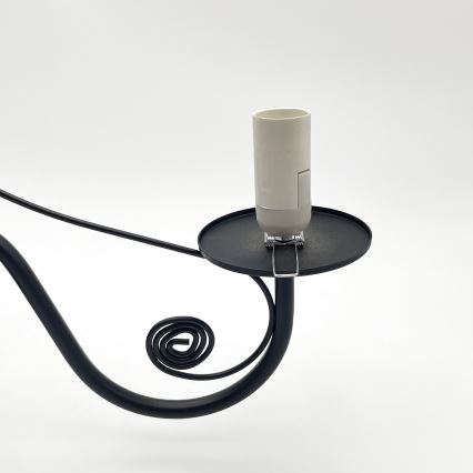 Brilagi - Suspension chaîne COTTAGE 3xE14/40W/230V noir/blanc