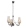 Brilagi - Suspension chaîne COTTAGE 3xE14/40W/230V noir/marron