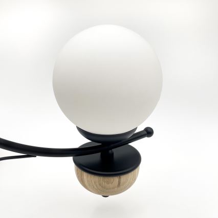 Brilagi - Suspension chaîne COTTAGE 3xG9/40W/230V hêtre/blanc
