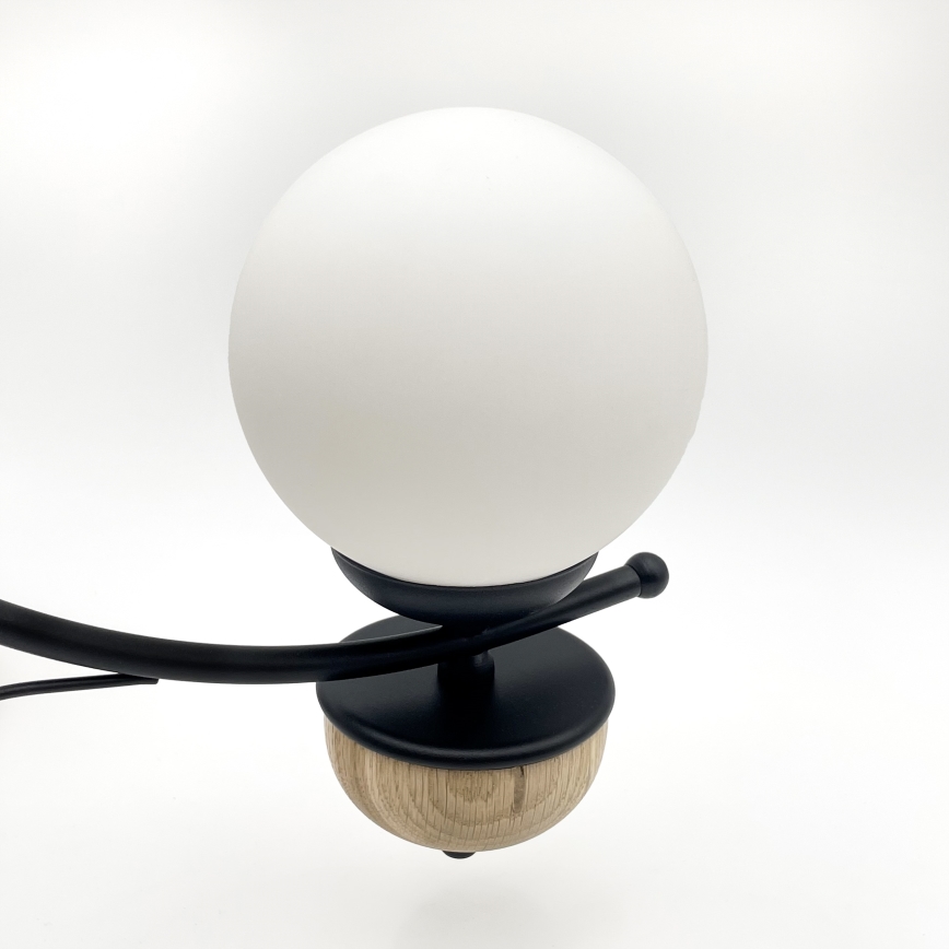 Brilagi - Suspension chaîne COTTAGE 3xG9/40W/230V hêtre/blanc