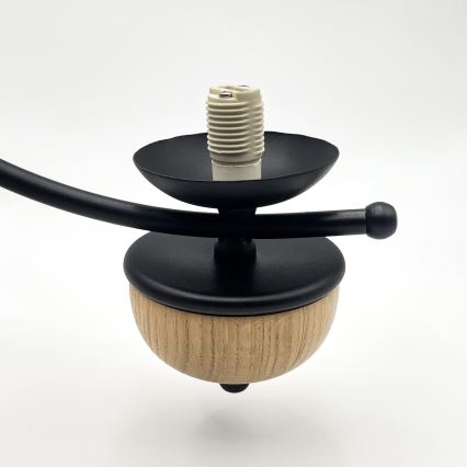 Brilagi - Suspension chaîne COTTAGE 3xG9/40W/230V hêtre/blanc