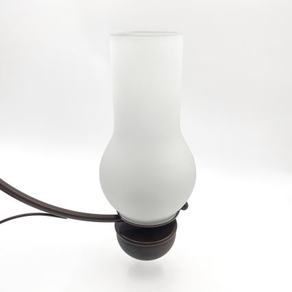Brilagi - Suspension chaîne COTTAGE 5xE14/40W/230V chêne/blanc