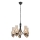 Brilagi - Suspension chaîne COTTAGE 5xE14/40W/230V hêtre/marron