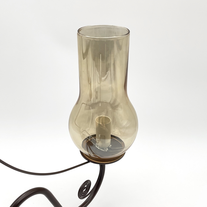 Brilagi - Suspension chaîne COTTAGE 5xE14/40W/230V marron