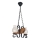 Brilagi - Suspension chaîne QUEEN 2xE14/40W/230V hêtre/noyer