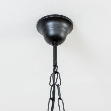 Brilagi - Suspension chaîne RUSTIC 2xE14/40W/230V hêtre