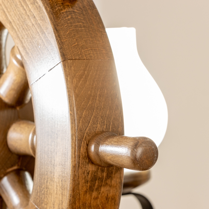 Brilagi - Suspension chaîne TIMONA 2xE14/40W/230V hêtre/noyer