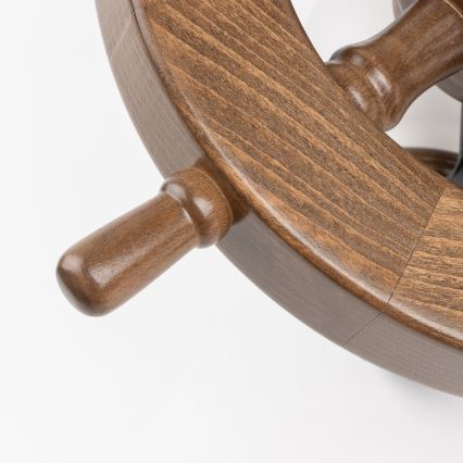 Brilagi - Suspension chaîne TIMONA 2xE14/40W/230V hêtre/noyer