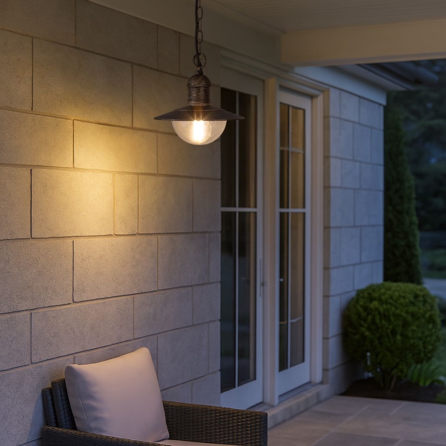 Brilagi - Suspension d'extérieur MOLDE 1xE27/60W IP44 bronze/patine