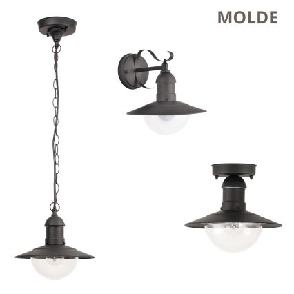 Brilagi - Suspension d'extérieur MOLDE 1xE27/60W IP44 noire