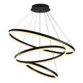 Brilagi - Suspension filaire à intensité variable CIRCLE LED/125W/230V 3000-6500K noir + télécommande