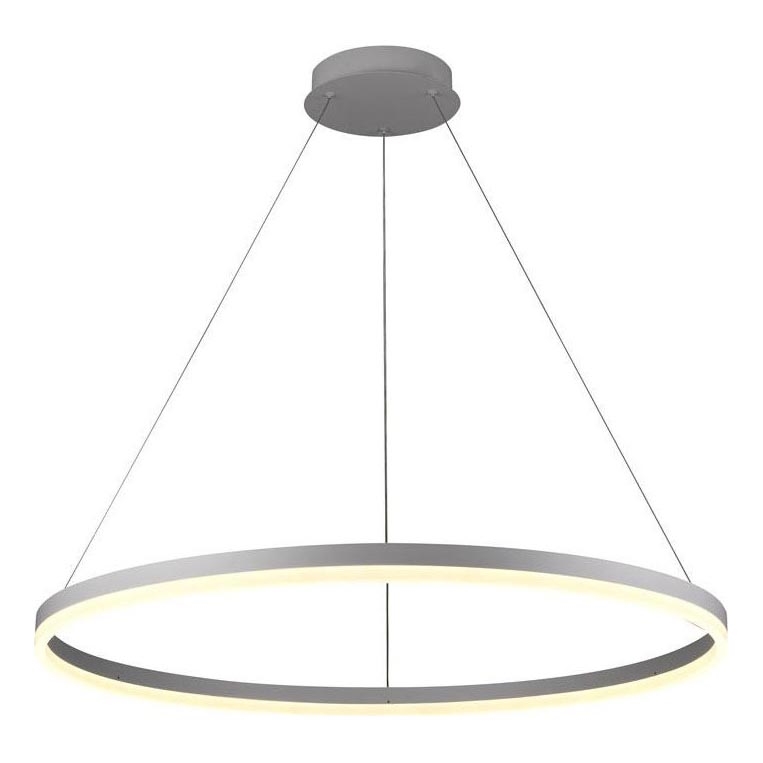 Brilagi - Suspension filaire à intensité variable CIRCLE LED/55W/230V 3000-6500K argent + télécommande