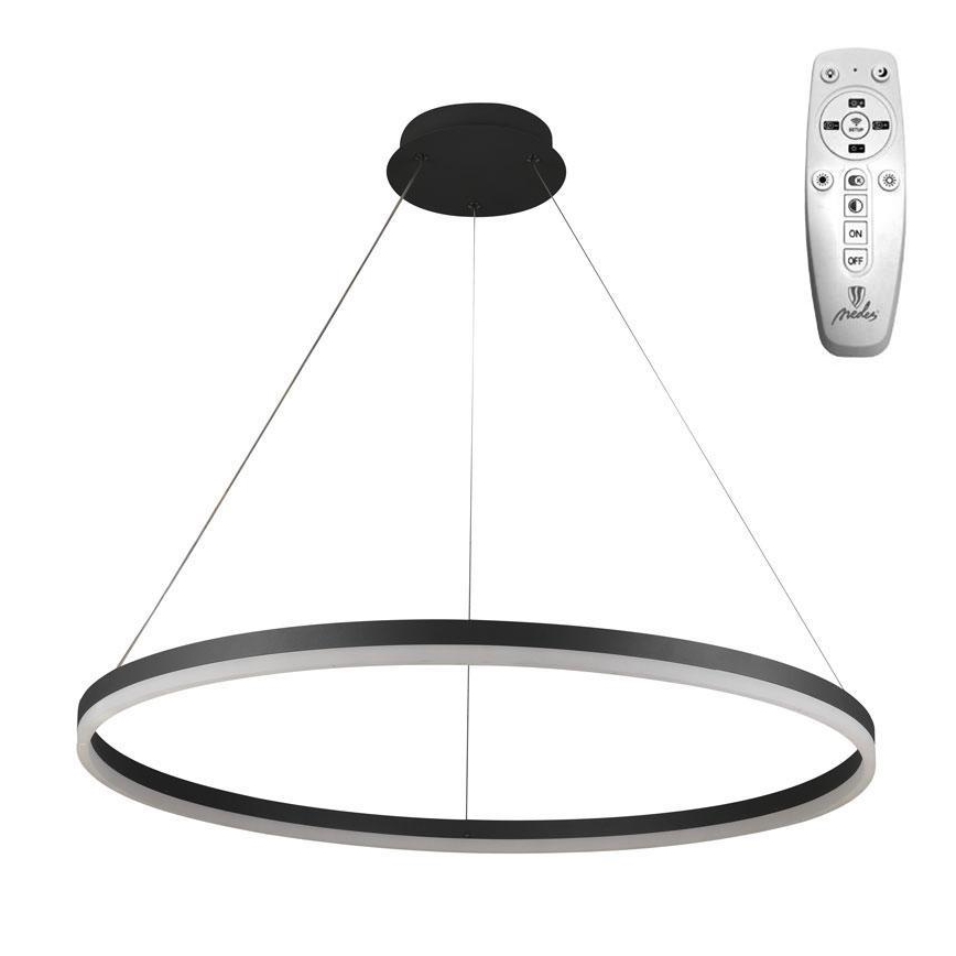 Brilagi - Suspension filaire à intensité variable CIRCLE LED/55W/230V 3000-6500K noir + télécommande