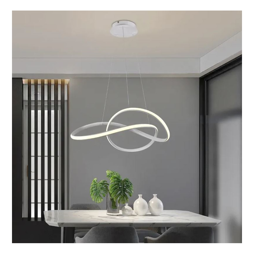 Brilagi - Suspension filaire à intensité variable COSMOWAVE LED/70W/230V 3000-6500K blanc + télécommande
