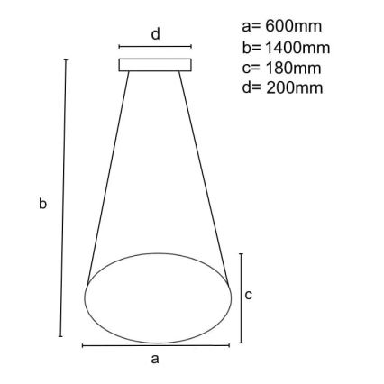 Brilagi - Suspension filaire à intensité variable COSMOWAVE LED/70W/230V 3000-6500K blanc + télécommande