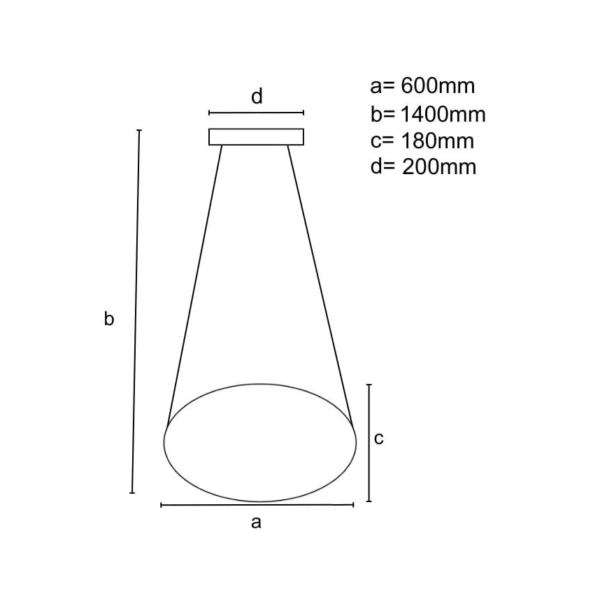 Brilagi - Suspension filaire à intensité variable COSMOWAVE LED/70W/230V 3000-6500K blanc + télécommande