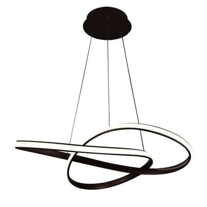 Brilagi - Suspension filaire à intensité variable COSMOWAVE LED/70W/230V 3000-6500K marron + télécommande