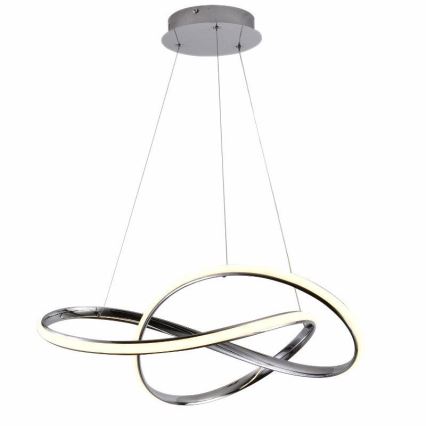 Brilagi - Suspension filaire à intensité variable COSMOWAVE LED/70W/230V chrome + Télécommande