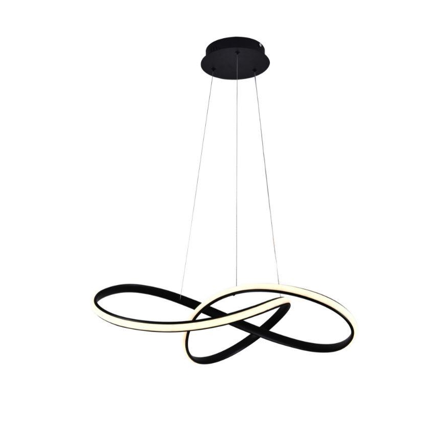 Brilagi - Suspension filaire à intensité variable COSMOWAVE LED/70W/230V noir + Télécommande