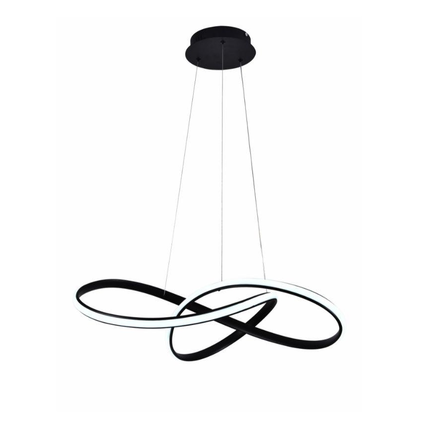 Brilagi - Suspension filaire à intensité variable COSMOWAVE LED/70W/230V noir + Télécommande