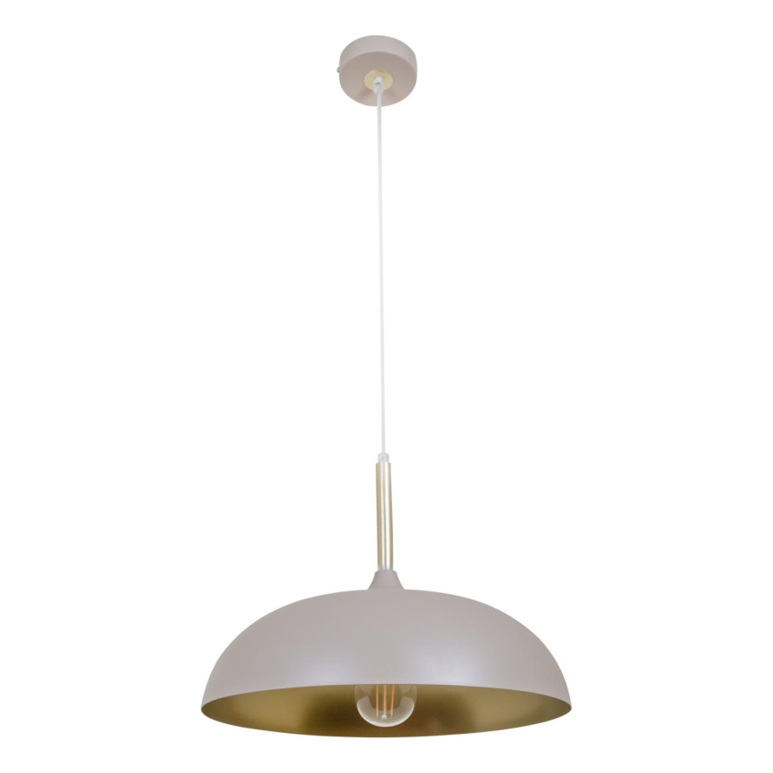 Brilagi - Suspension filaire ABRAHAM 1xE27/60W/230V d. 35 cm beige