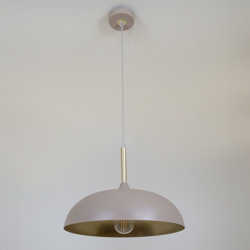 Brilagi - Suspension filaire ABRAHAM 1xE27/60W/230V d. 35 cm beige