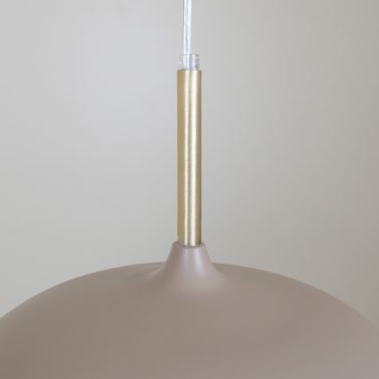 Brilagi - Suspension filaire ABRAHAM 1xE27/60W/230V d. 35 cm beige
