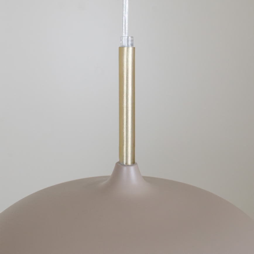 Brilagi - Suspension filaire ABRAHAM 1xE27/60W/230V d. 35 cm beige