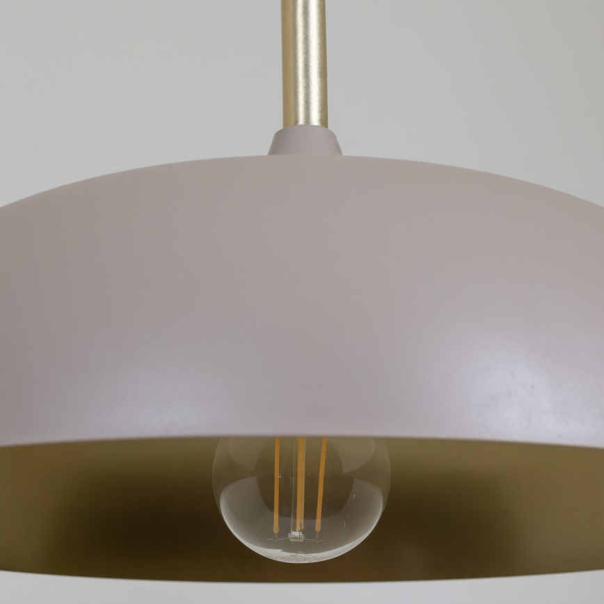 Brilagi - Suspension filaire ABRAHAM 1xE27/60W/230V d. 35 cm beige