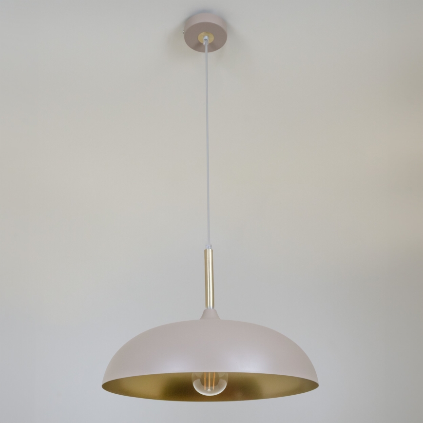 Brilagi - Suspension filaire ABRAHAM 1xE27/60W/230V d. 45 cm beige
