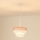 Brilagi - Suspension filaire ALASKA LUNETA 1xE27/15W/230V d. 25 cm gris/crème