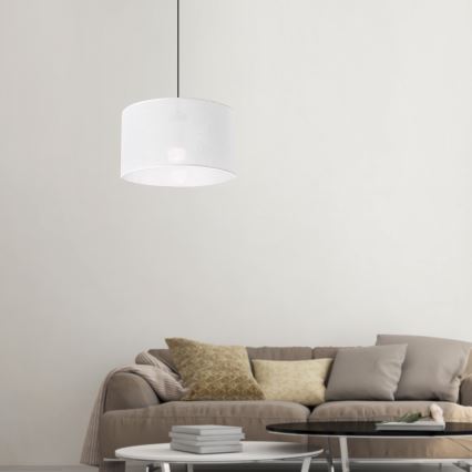 Brilagi - Suspension filaire ANTHONY 1xE27/60W/230V chêne noyer/blanc