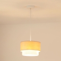 BRILAGI - Suspension filaire ARIZONA BOHO 1xE27/15W/230V d. 25 cm beige/blanc