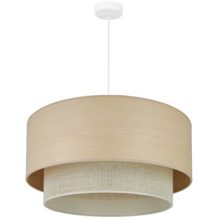 Brilagi - Suspension filaire ARIZONA BOHO 1xE27/15W/230V d. 60 cm beige/blanc