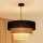 Brilagi - Suspension filaire ASPEN LUNETA 1xE27/15W/230V d. 45 cm noir/beige/crème