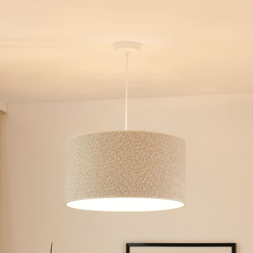 Brilagi - Suspension filaire BOUCLE ROLLER 1xE27/15W/230V d. 45 cm crème