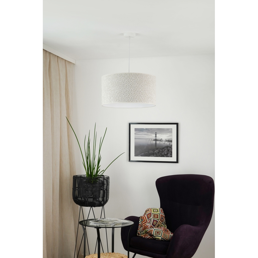 Brilagi - Suspension filaire BOUCLE ROLLER 1xE27/15W/230V d. 45 cm crème