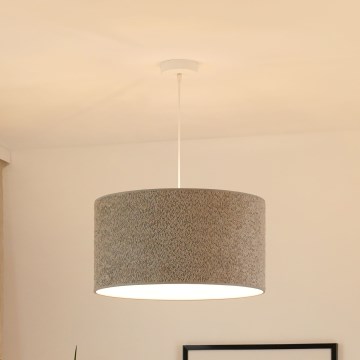 Brilagi - Suspension filaire BOUCLE ROLLER 1xE27/15W/230V d. 45 cm gris